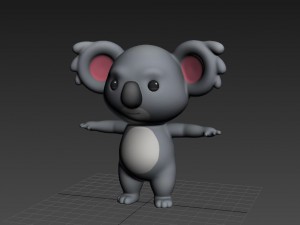 koala Modelo 3D