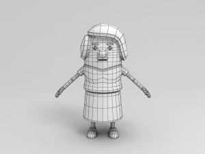 mom character 3D Model