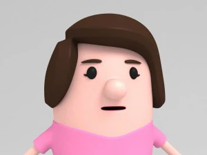 mom character 3D Model