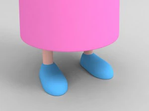 mom character 3D Model