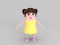 daughter character 3D Модель