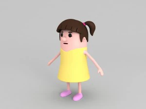 daughter character 3D Model
