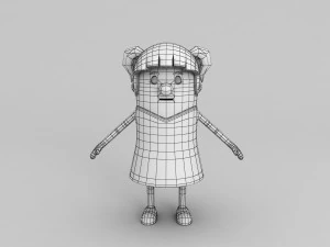 daughter character 3D Model