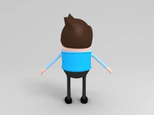 3d dad character model 3D Model