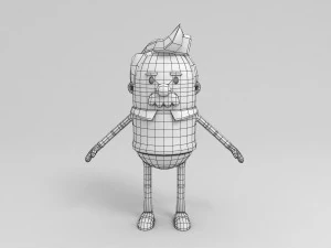 3d dad character model 3D Model