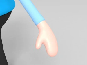 3d dad character model 3D Model