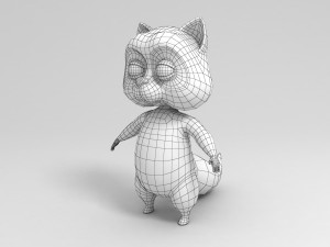 raccoon Modelo 3D