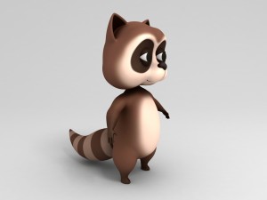 raccoon Modelo 3D