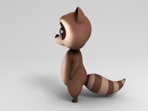 raccoon Modelo 3D