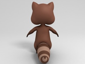 raccoon Modelo 3D