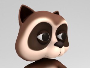 raccoon Modelo 3D