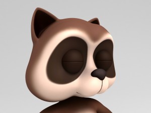 raccoon Modelo 3D