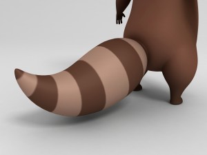 raccoon Modelo 3D