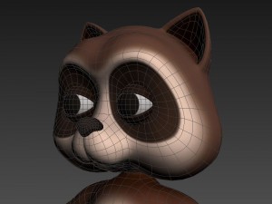 raccoon Modelo 3D