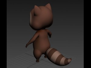 raccoon Modelo 3D