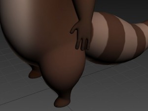 raccoon Modelo 3D