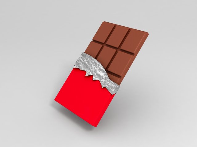 chocolate Modelo 3D .c4d .max .obj .3ds .fbx .stl .blend 