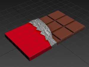 chocolate Modelo 3D
