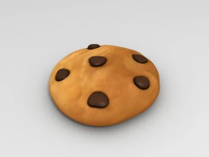 cartoon cookie 3D Model