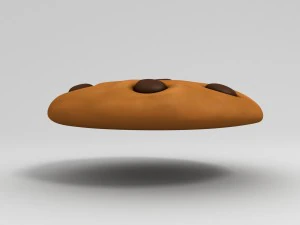 cartoon cookie 3D Model