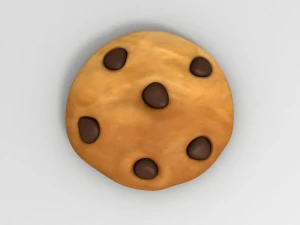 cartoon cookie 3D Model