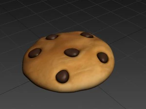 cartoon cookie 3D Model