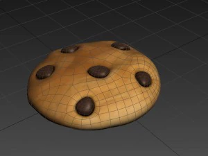 cartoon cookie 3D Model