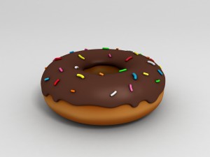 donut 3D मॉडल