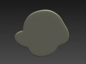 fried egg 3d 3D Model