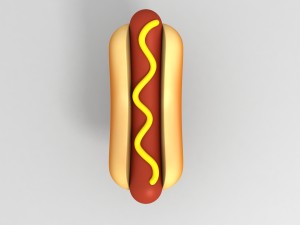 hotdog model Modello 3D