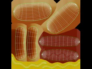 modelo de cachorro-quente Modelo 3D