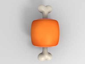 cartoon ham Modèle 3D
