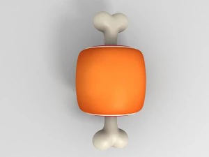cartoon ham 3D Model