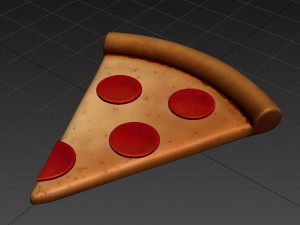 pizza model Modello 3D