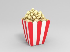 3d popcorn 3D Модель