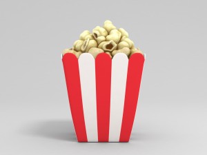 3d popcorn 3D Модель