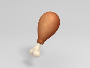 chicken leg 3D 모델