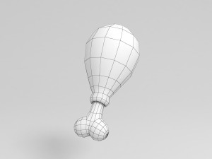 chicken leg 3Dモデル