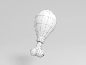 chicken leg 3D Model