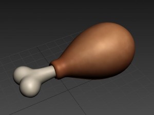 chicken leg 3Dモデル