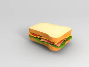 3d sandwich 3D Model