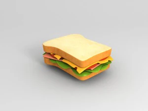 3d sandwich 3D Model