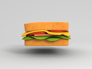 3d sandwich 3D Model