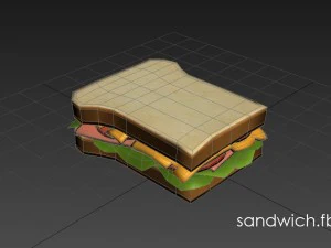 3d sandwich 3D Model