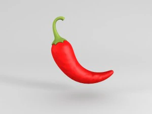 3d chili pepper 3D Model