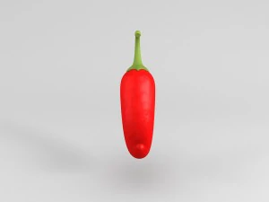 3d chili pepper 3D Model