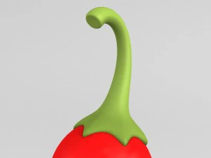 3d chili pepper 3D Model