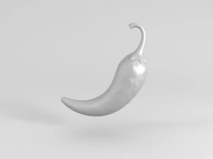3d chili pepper 3D Model