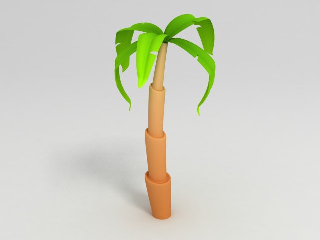 3d animated palm trees
