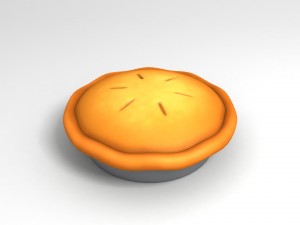 3d pie model model 3D 模型